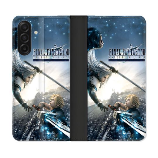 Housse cuir portefeuille Pour Samsung Galaxy A17 5G Final Fantaisy