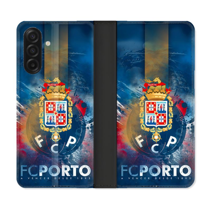 Housse cuir portefeuille Pour Samsung Galaxy A17 5G Foot FC Porto