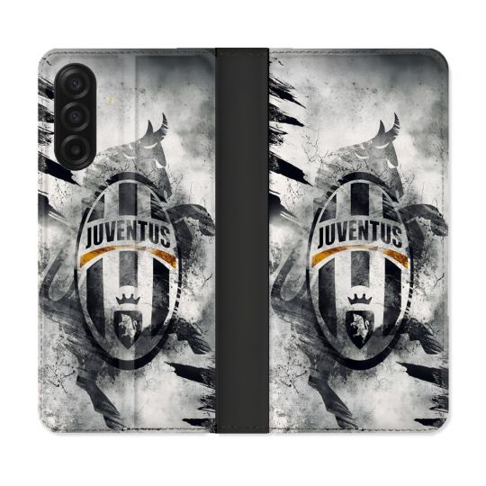 Housse cuir portefeuille Pour Samsung Galaxy A17 5G Foot Juventus Turin