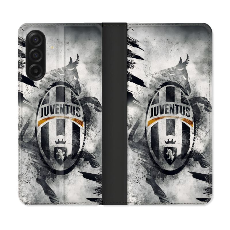 Housse cuir portefeuille Pour Samsung Galaxy A17 5G Foot Juventus Turin