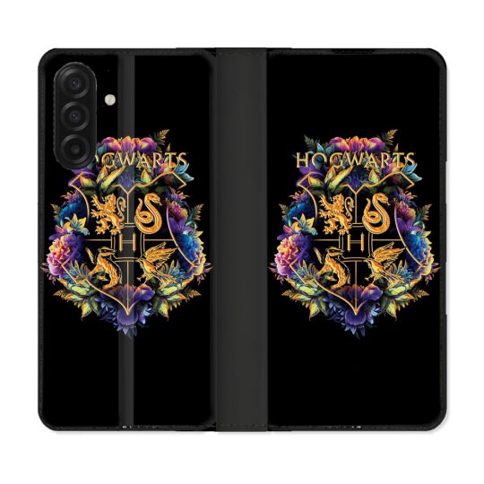 Housse cuir portefeuille Pour Samsung Galaxy A17 5G Harry Potter Hogwarts