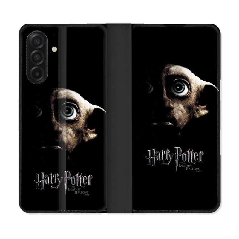 Housse cuir portefeuille Pour Samsung Galaxy A17 5G Harry Potter Hollows Dobby