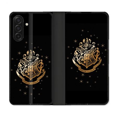 Housse cuir portefeuille Pour Samsung Galaxy A17 5G Harry Potter Poudlard