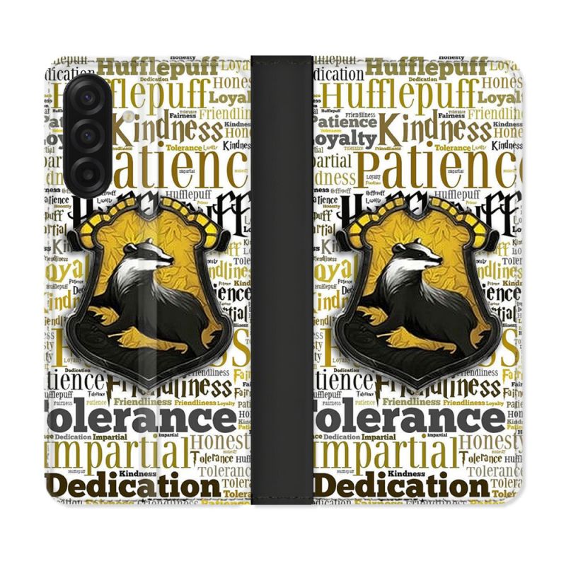 Housse cuir portefeuille Pour Samsung Galaxy A17 5G Harry Potter Poursouffle