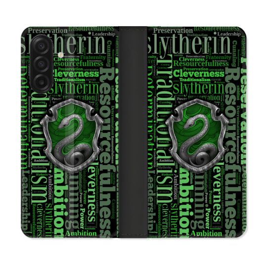 Housse cuir portefeuille Pour Samsung Galaxy A17 5G Harry Potter Serpentar