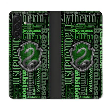 Housse cuir portefeuille Pour Samsung Galaxy A17 5G Harry Potter Serpentar