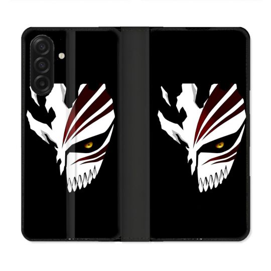 Housse cuir portefeuille Pour Samsung Galaxy A17 5G Manga Bleach Masque
