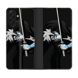 Housse cuir portefeuille Pour Samsung Galaxy A17 5G Manga Boruto Epée