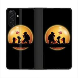 Housse cuir portefeuille Pour Samsung Galaxy A17 5G Manga Dragon Ball Vintage