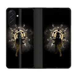 Housse cuir portefeuille Pour Samsung Galaxy A17 5G Manga Naruto Sage