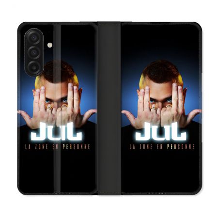 Housse cuir portefeuille Pour Samsung Galaxy A17 5G Musique Jul Signe