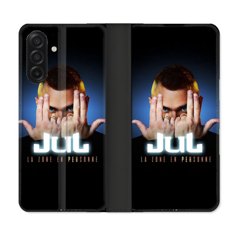 Housse cuir portefeuille Pour Samsung Galaxy A17 5G Musique Jul Signe