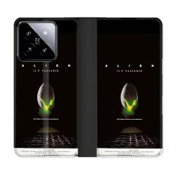 Housse cuir portefeuille Pour Xiaomi 14 Alien Affiche
