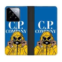 Housse cuir portefeuille Pour Xiaomi 14 CP Company