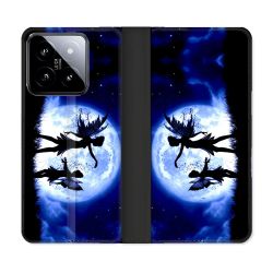 Housse cuir portefeuille Pour Xiaomi 14 Fantastique Fee Lune