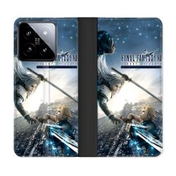 Housse cuir portefeuille Pour Xiaomi 14 Final Fantaisy