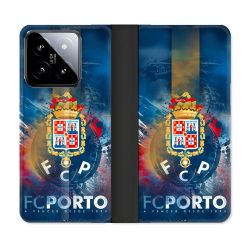 Housse cuir portefeuille Pour Xiaomi 14 Foot FC Porto