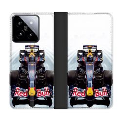 Housse cuir portefeuille Pour Xiaomi 14 Formule 1 F1 Red Bull