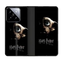 Housse cuir portefeuille Pour Xiaomi 14 Harry Potter Hollows Dobby