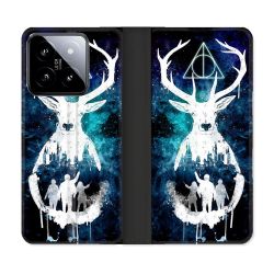Housse cuir portefeuille Pour Xiaomi 14 Harry Potter Patronome