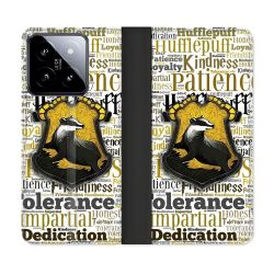 Housse cuir portefeuille Pour Xiaomi 14 Harry Potter Poursouffle