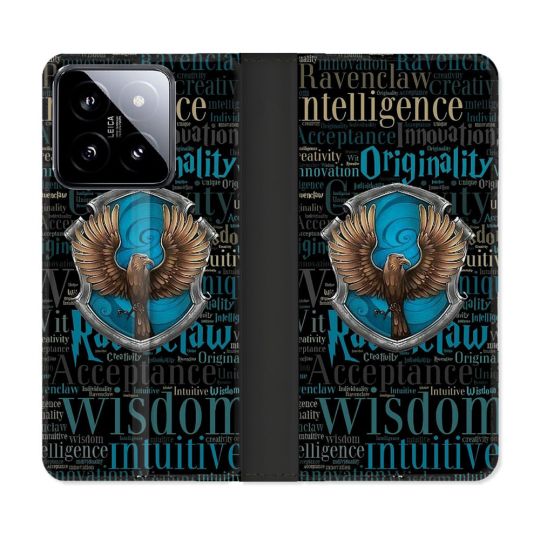 Housse cuir portefeuille Pour Xiaomi 14 Harry Potter Serdaigle