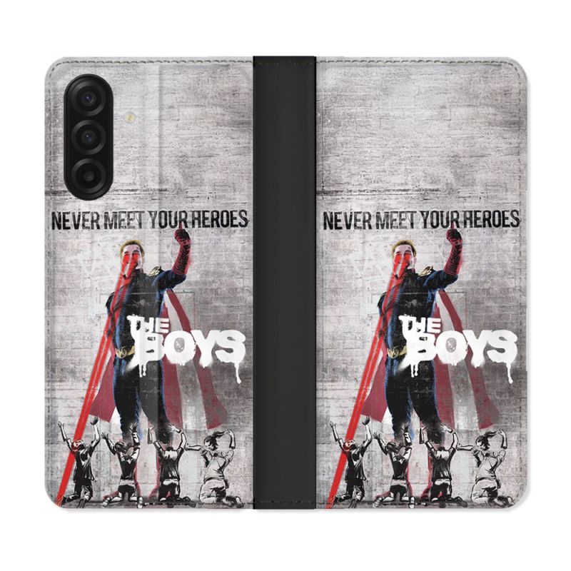Housse cuir portefeuille Pour Samsung Galaxy A17 5G The Boys Affiche