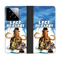 Housse cuir portefeuille Pour Xiaomi 14 L'âge de Glace Affiche