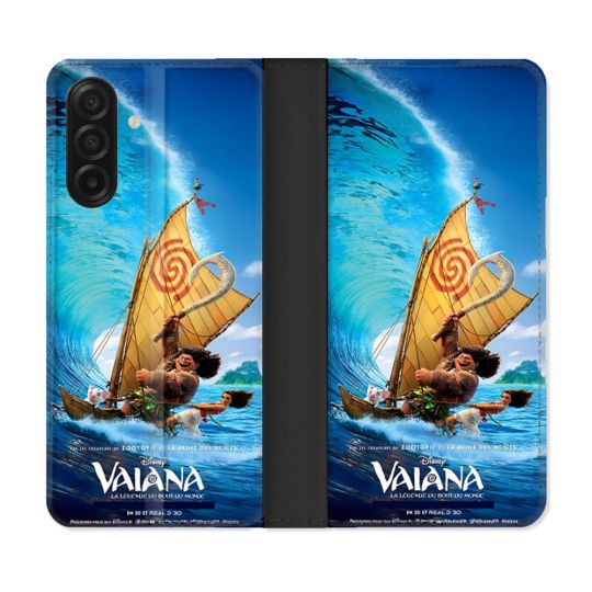 Housse cuir portefeuille Pour Samsung Galaxy A17 5G Vaiana