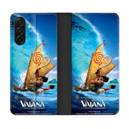 Housse cuir portefeuille Pour Samsung Galaxy A17 5G Vaiana