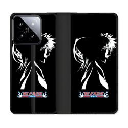 Housse cuir portefeuille Pour Xiaomi 14 Manga Bleach Duo