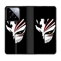 Housse cuir portefeuille Pour Xiaomi 14 Manga Bleach Masque