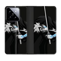 Housse cuir portefeuille Pour Xiaomi 14 Manga Boruto Epée
