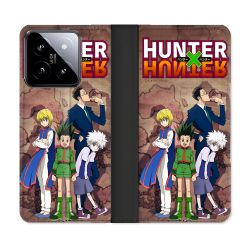 Housse cuir portefeuille Pour Xiaomi 14 Manga Hunter X Hunter Vintage