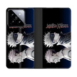 Housse cuir portefeuille Pour Xiaomi 14 Manga Jujutsu Kaisen