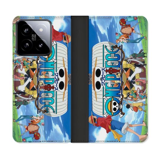 Housse cuir portefeuille Pour Xiaomi 14 Manga One Piece Sunny