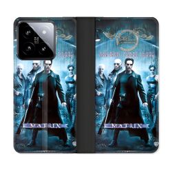 Housse cuir portefeuille Pour Xiaomi 14 Matrix Affiche