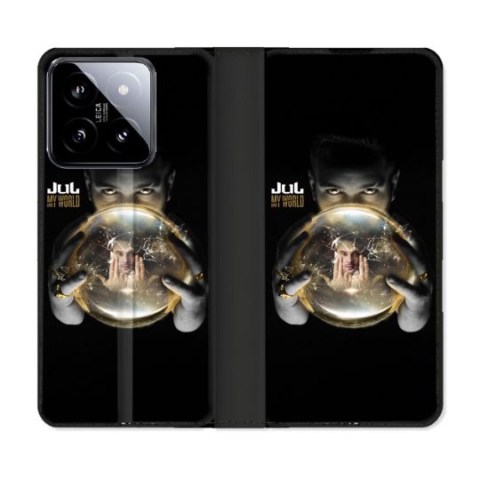 Housse cuir portefeuille Pour Xiaomi 14 Musique Jul Affiche