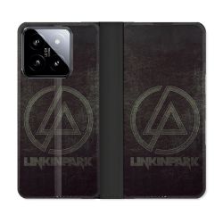 Housse cuir portefeuille Pour Xiaomi 14 Musique Rock Linkin Park