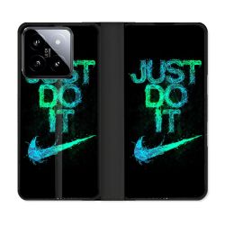 Housse cuir portefeuille Pour Xiaomi 14 Nike Just Do It