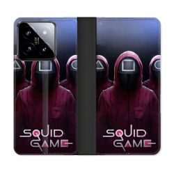 Housse cuir portefeuille Pour Xiaomi 14 Squid Game