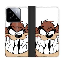 Housse cuir portefeuille Pour Xiaomi 14 Taz