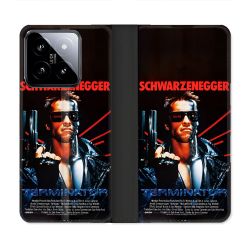 Housse cuir portefeuille Pour Xiaomi 14 Terminator