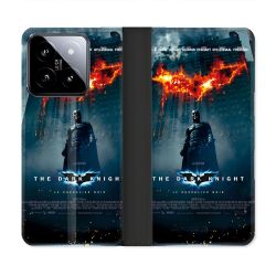 Housse cuir portefeuille Pour Xiaomi 14 The Dark Night