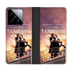Housse cuir portefeuille Pour Xiaomi 14 Titanic