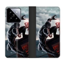Housse cuir portefeuille Pour Xiaomi 14 Venom