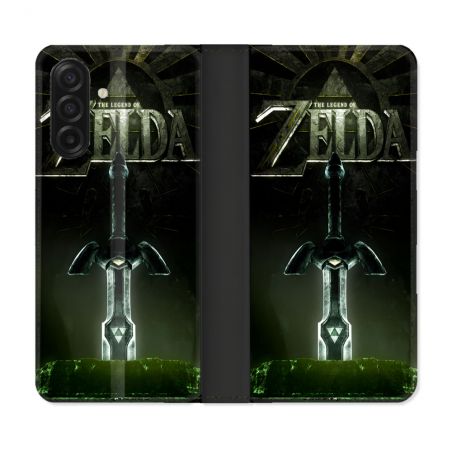 Housse cuir portefeuille Pour Samsung Galaxy A17 5G Zelda