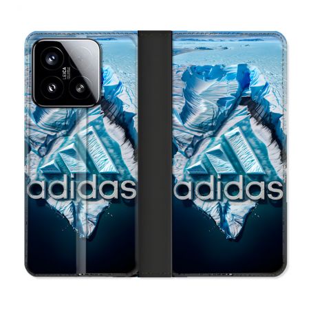 Housse cuir portefeuille Pour Xiaomi 15 Adidas Iceberg
