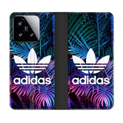 Housse cuir portefeuille Pour Xiaomi 15 Adidas Palmier