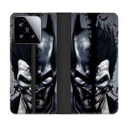 Housse cuir portefeuille Pour Xiaomi 15 Batman Joker